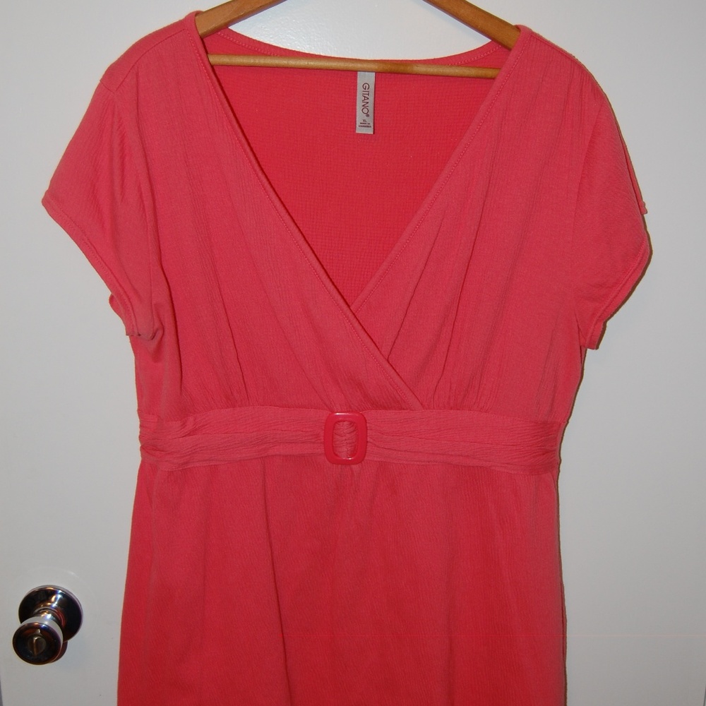 Gitano Size XL Cross-Front Shirt